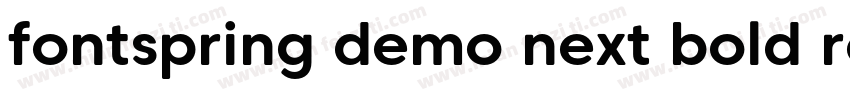 fontspring demo next bold regular字体转换